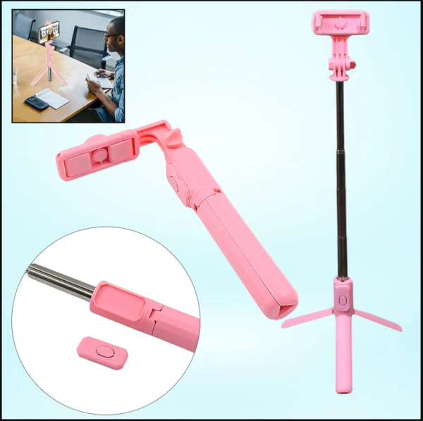 Portable Foldable Selfie Stick with Remote Control